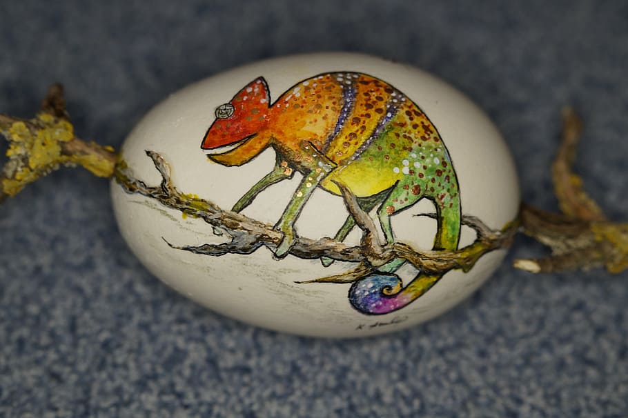close up photo of decorative egg, easter egg, painting, decorated HD wallpaper