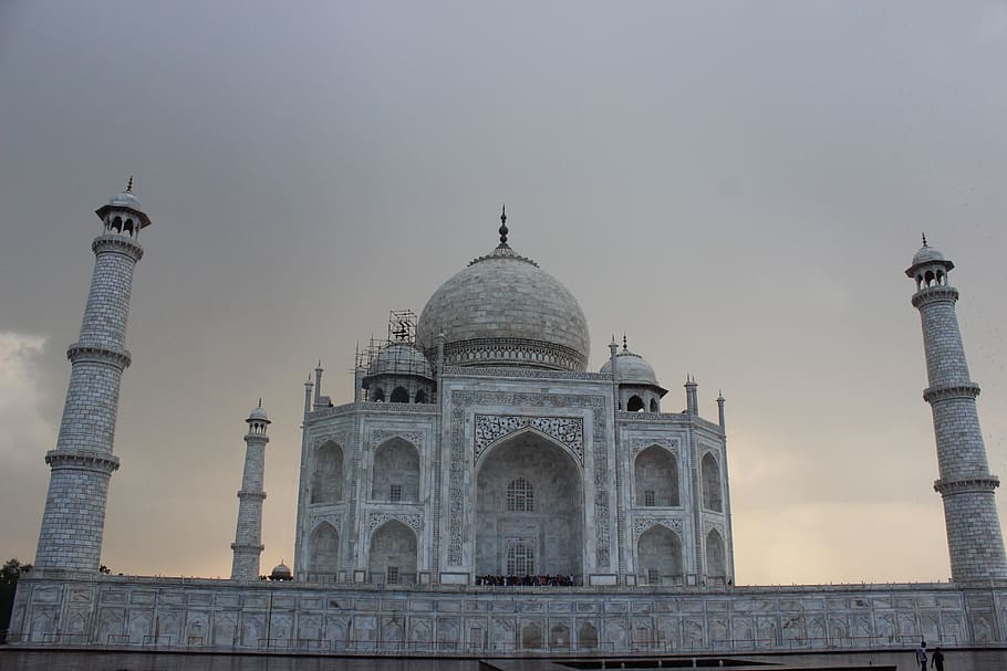 taj mahal, fort, agra, india, architecture, building exterior HD wallpaper