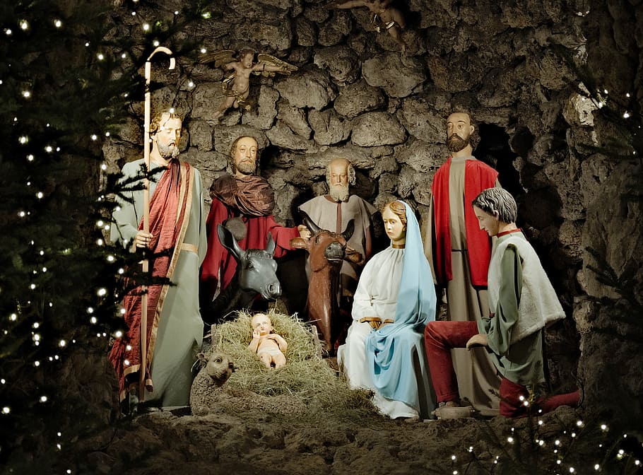 HD wallpaper: closeup photo of The Nativity figure, crib, dominicans,  christmas | Wallpaper Flare