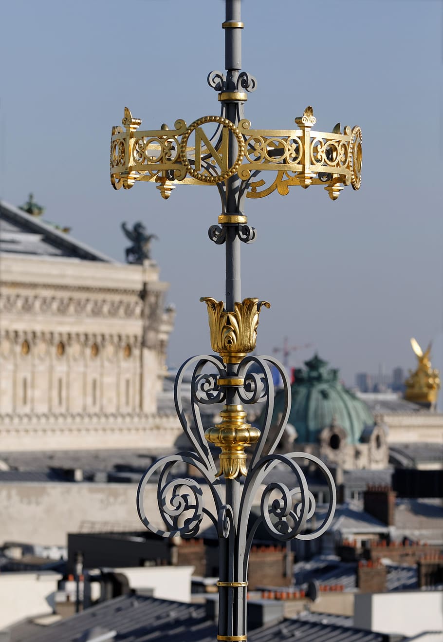 Paris, Roofs, Fireplaces, Tourism, paris opera, france, architecture HD wallpaper