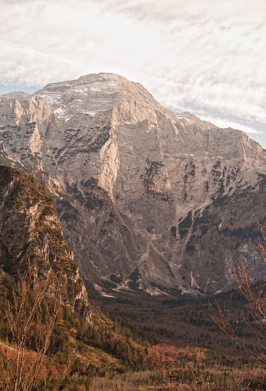 grünau, autumn, rotgschirr, totes mountains, alpine, scenics - nature