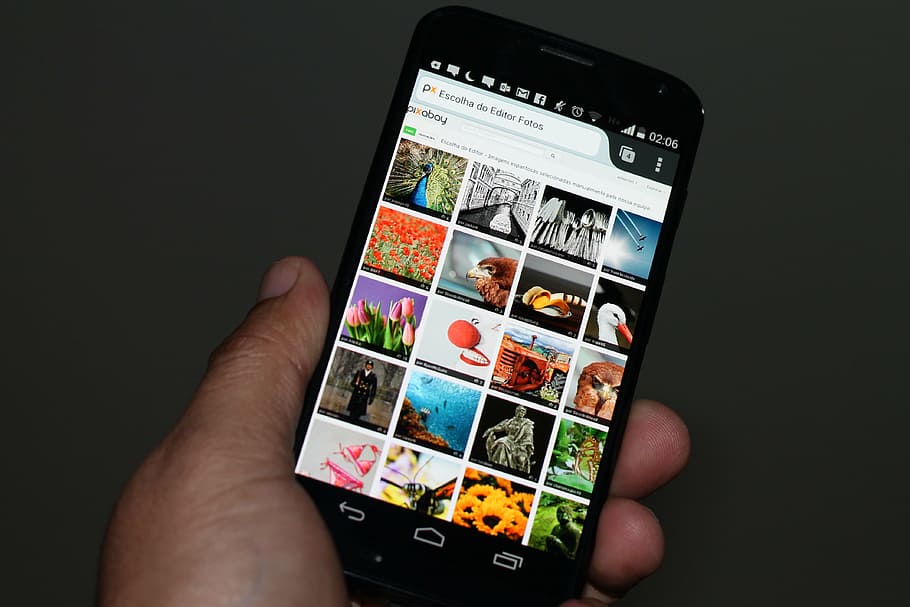 black Android smartphone, mobility, cellular, motox, motorola, HD wallpaper