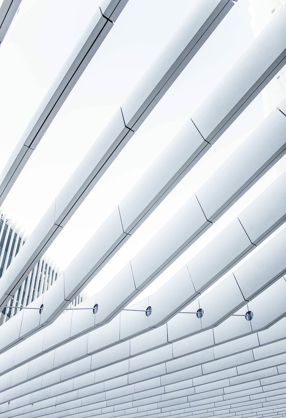 white ceiling during daytime, untitled, architecture, minimal HD wallpaper