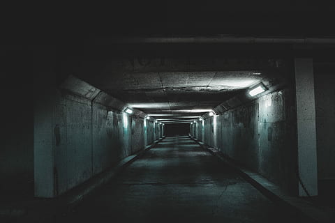 tunnel, subway system, indoors, empty, dark, architecture, the way forward HD wallpaper