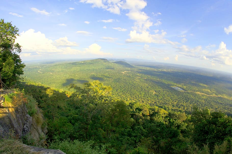 landscape, mountains, nature, sky, cliff, clouds, cloudy, countryside HD wallpaper