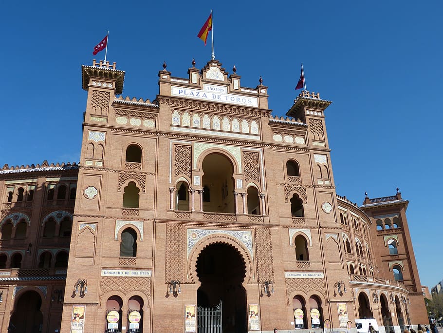 Madrid, Arena, Spain, Architecture, space, building, castile HD wallpaper