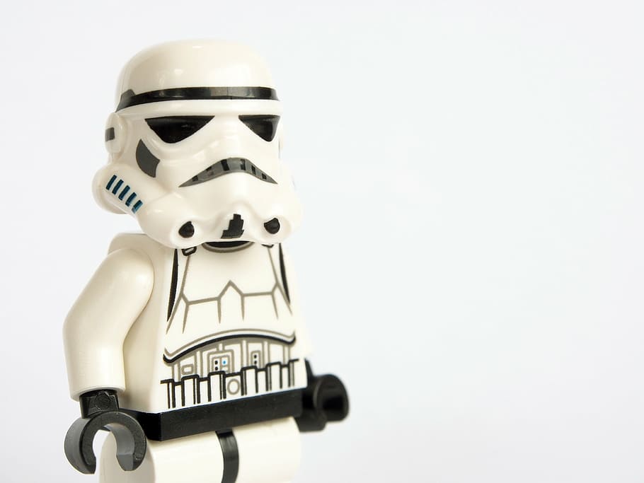LEGO Star Wars Stormtrooper figure, force, evil, army, soldier, HD wallpaper