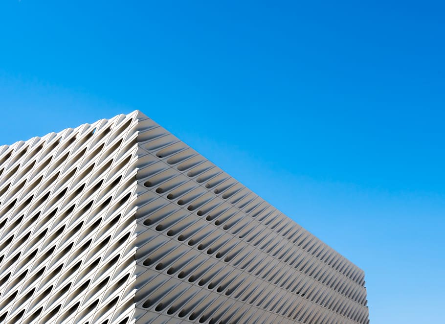 Broad Grates, white concrete architectural structure, buiding HD wallpaper