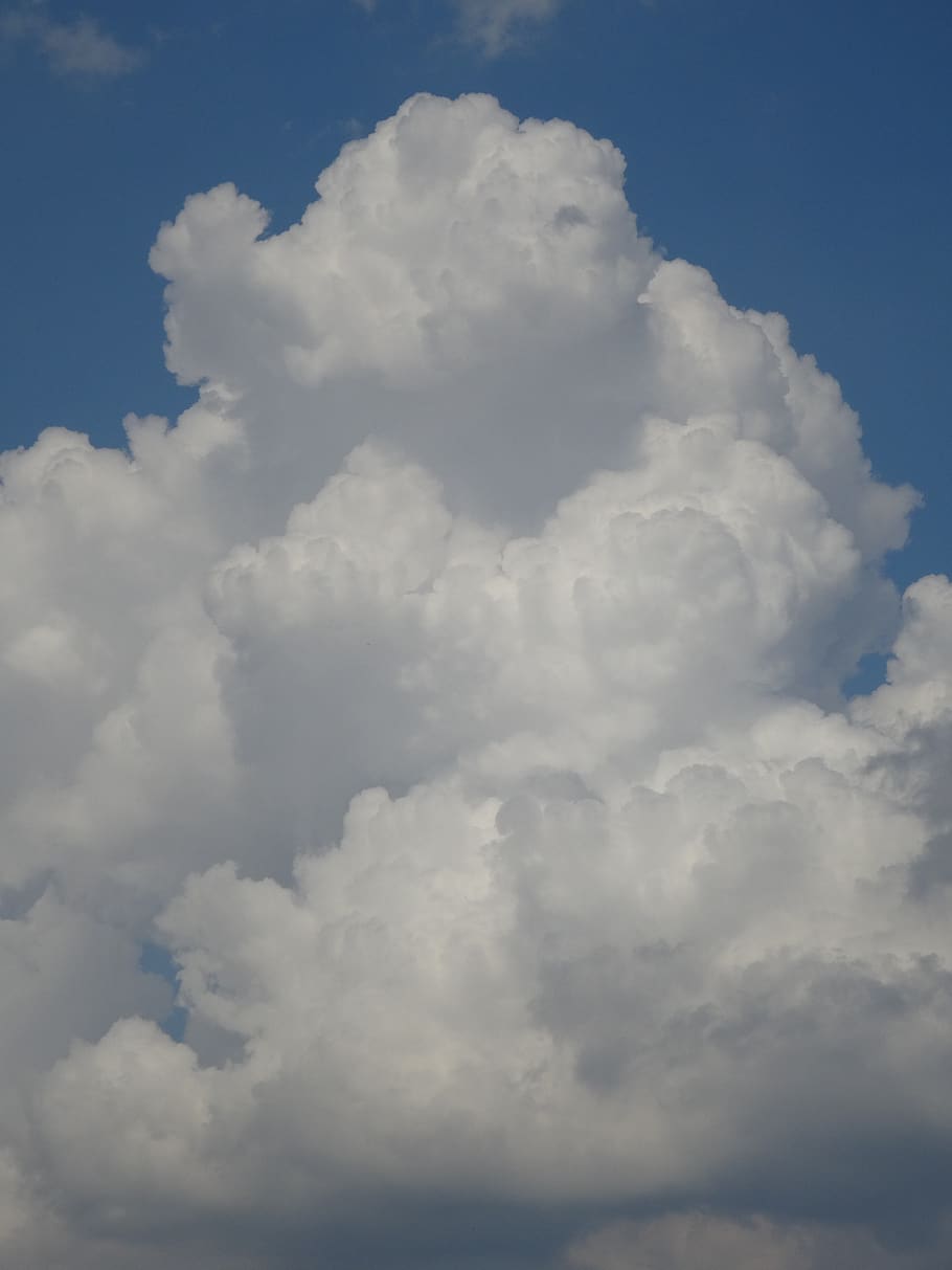clouds, sky, white, glomerulus, cloud - sky, beauty in nature HD wallpaper