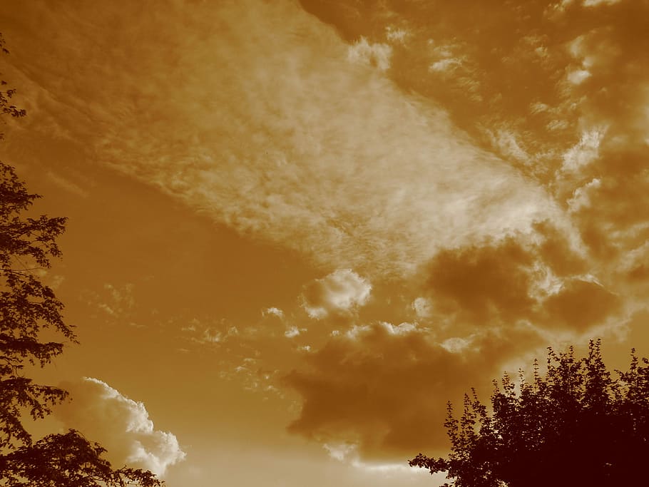 Cloud, Clouds, Form, sky, clouds form, abendstimmung, evening sky HD wallpaper