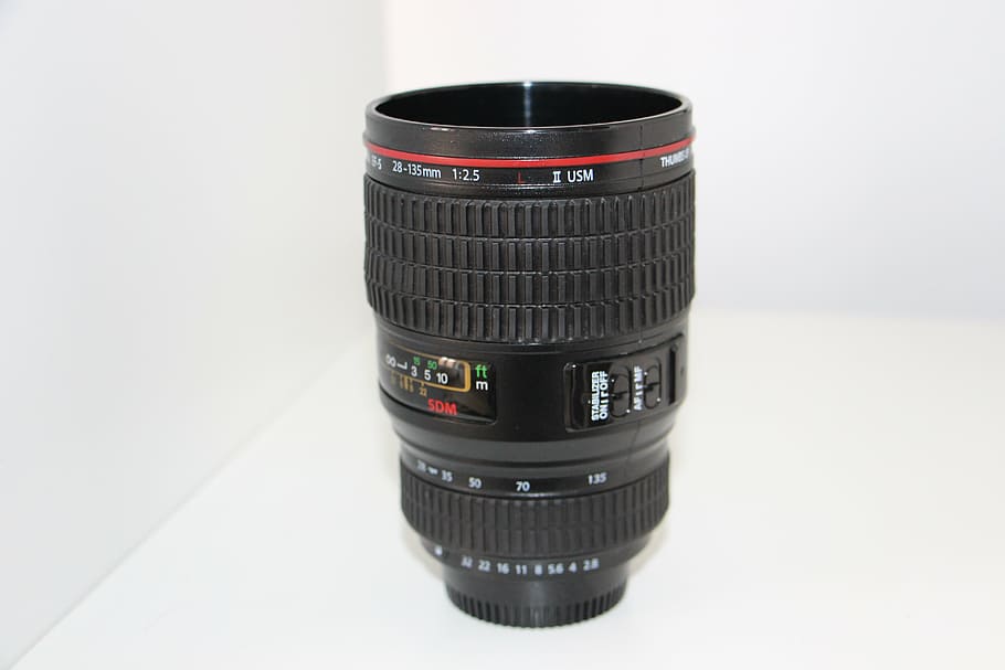 lens, cup, trinkbecher, photography themes, photographic equipment HD wallpaper