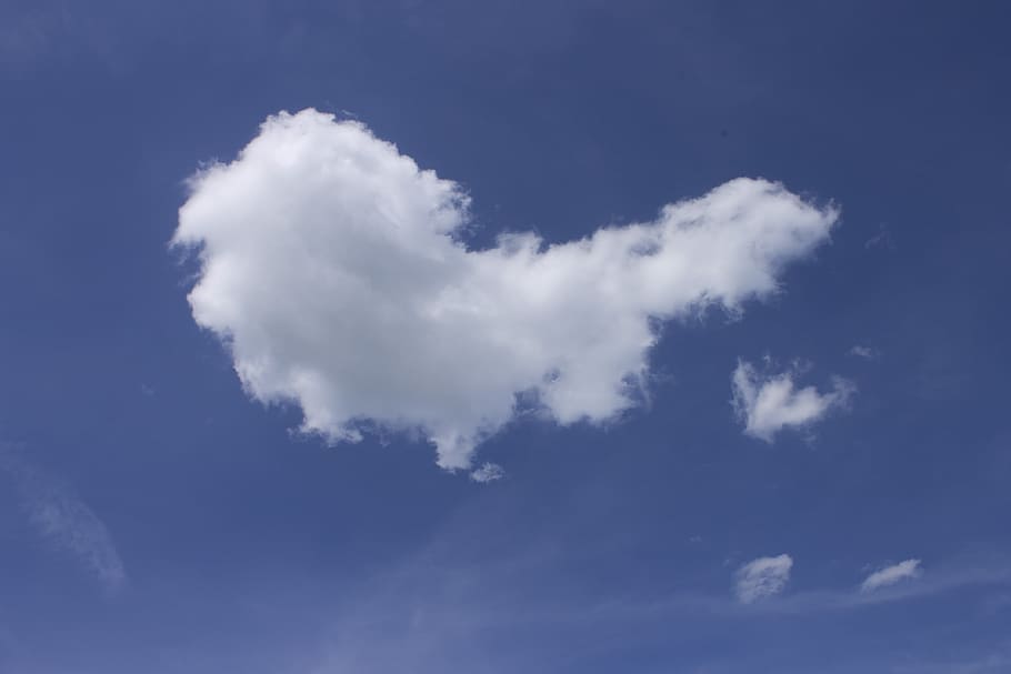 Cloud, Sky, Blue, Cloudscape, summer clouds, cloud - sky, backgrounds HD wallpaper