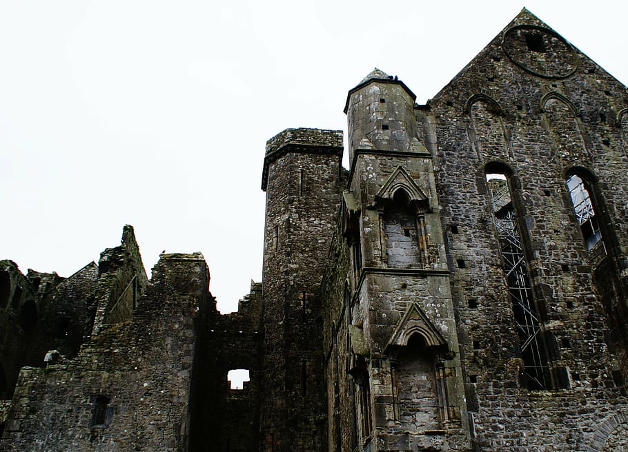 abandoned, architecture, building, perspective, ruins, history HD wallpaper