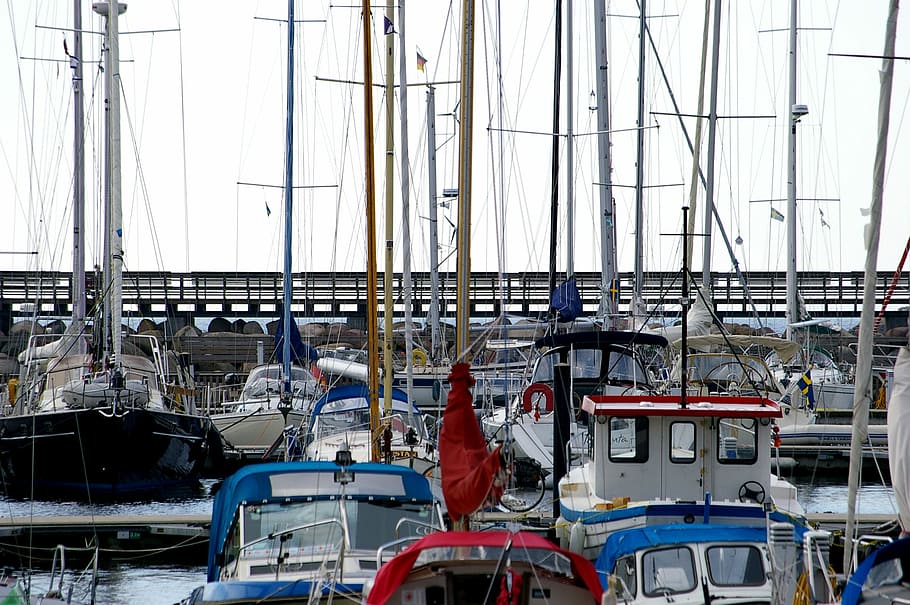 Boating, Port, Swarm, Straight, master, sailboat, pir, nautical vessel HD wallpaper