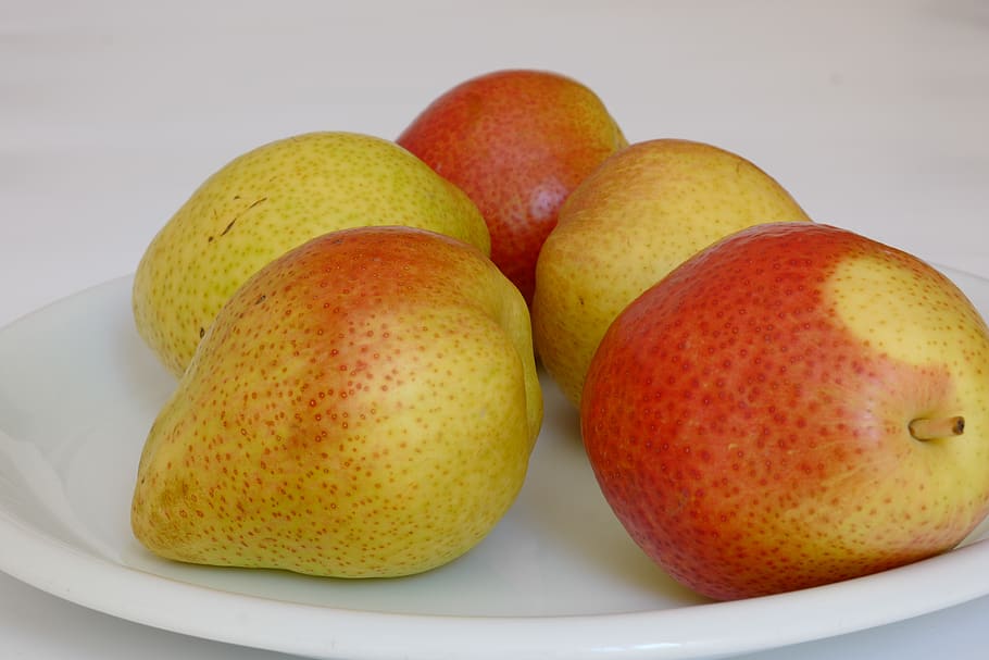 pear, pears, fruit, fresh, healthy, healthy eating, food, food and drink HD wallpaper