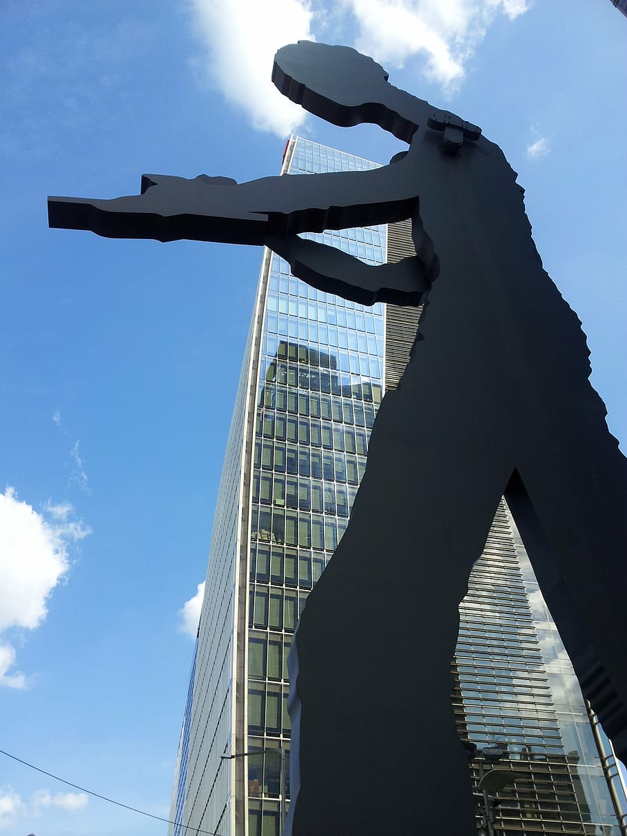 seoul, statue, works, sky, architecture, built structure, cloud - sky HD wallpaper