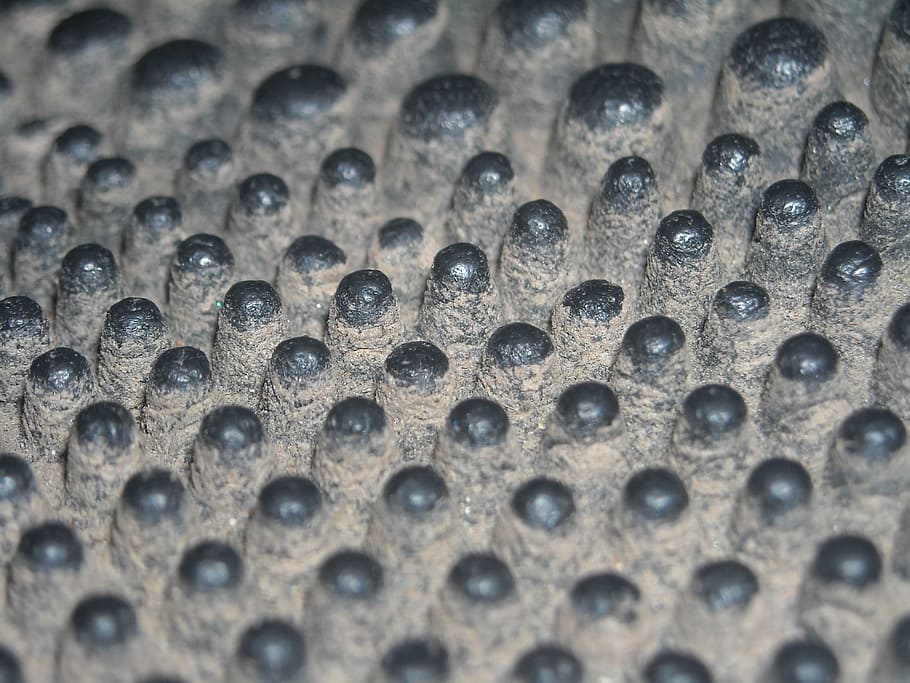 sandals, rubber, round, black, powder, dust, gravel, backgrounds HD wallpaper