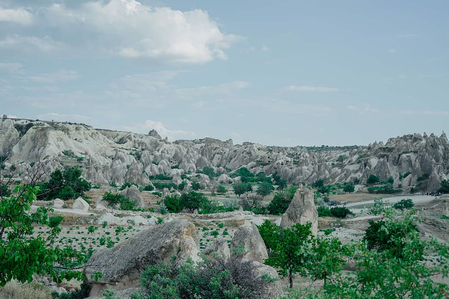 Ride in cappadocia, untitled, sky, desert, arid, rock, tree, cloud - sky HD wallpaper