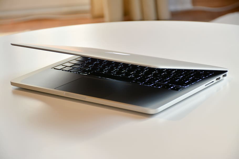 laptop, apple, macbook, computer, browser, research, study HD wallpaper