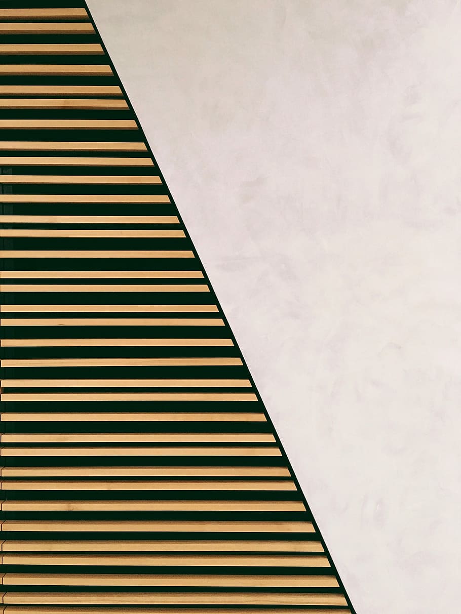 untitled, wall, wood, stripes, marble, design, architecture HD wallpaper