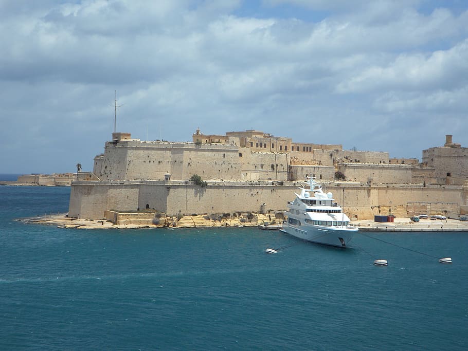 Port, Fort, Fortress, Walls, Birgu, vittoriosa, malta, defense system, HD wallpaper