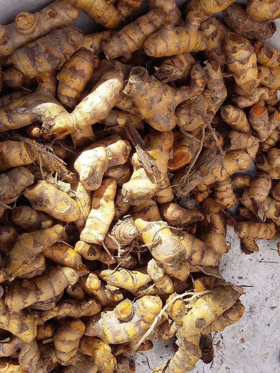Turmeric, Boiled, Rustic, Setting, rustic setting, food and drink HD wallpaper