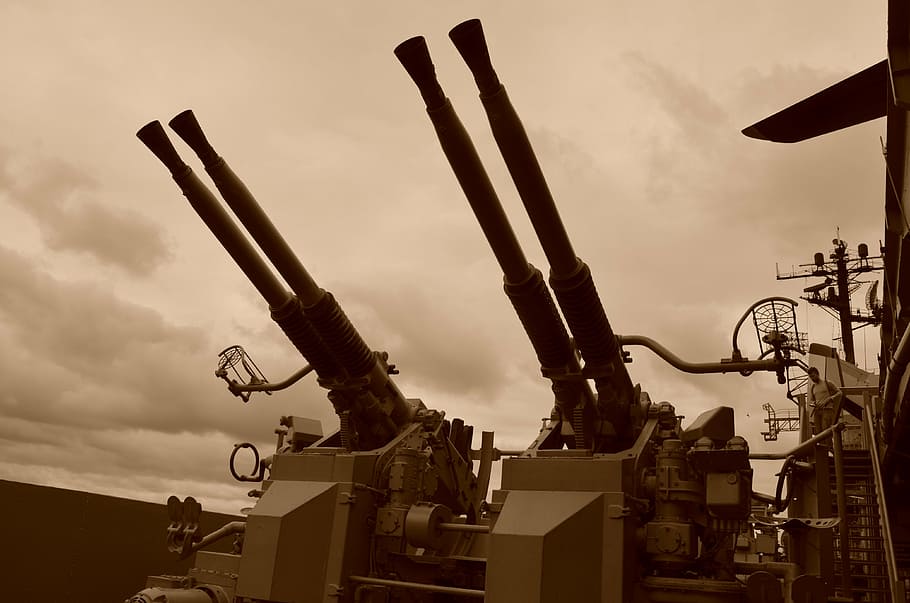warship, cannons, threat, intimidate, threaten, intimidating HD wallpaper