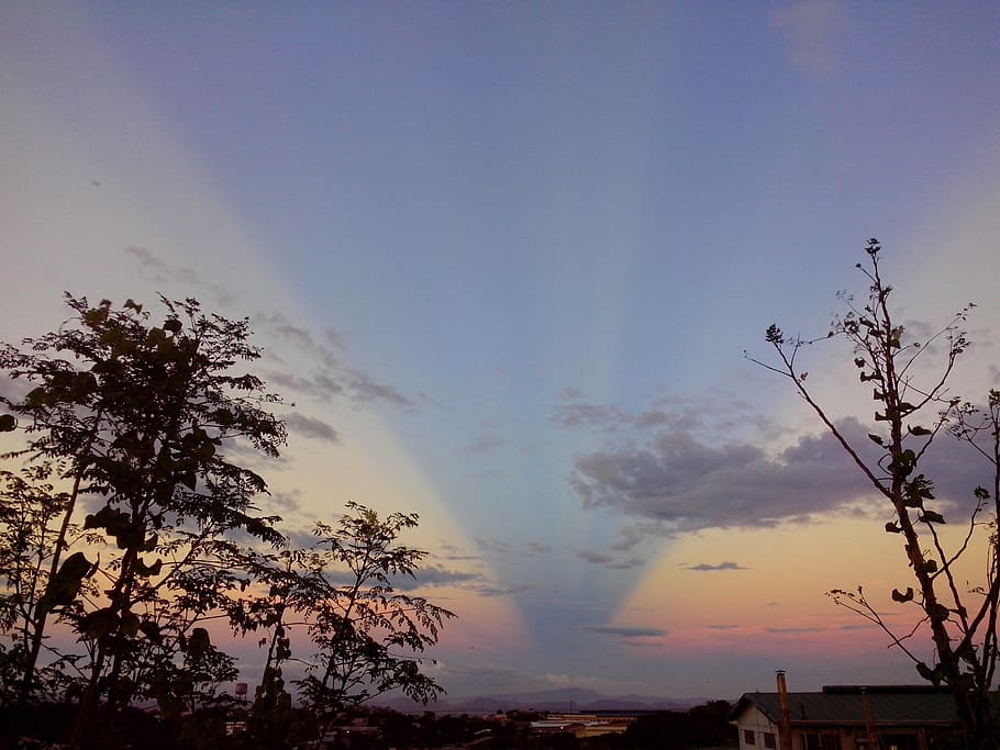 sunset, dusk, sky, sundown, nightfall, twilight, eventide, gloaming HD wallpaper