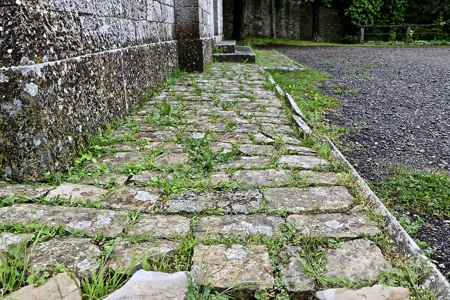 pavement, ancient, old, ruins, architecture, built structure HD wallpaper