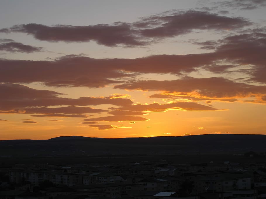 Sky, Sunset, Clouds, Nature, Sunrise, sunlight, horizon, outdoor HD wallpaper