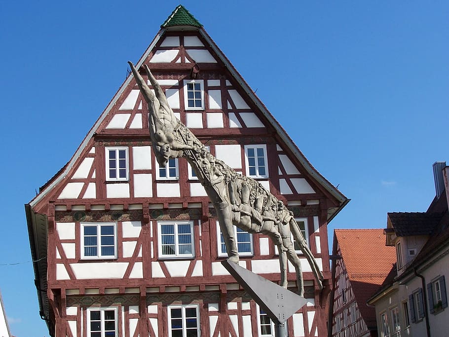 half-timber, house, germany, building, architecture, built structure HD wallpaper