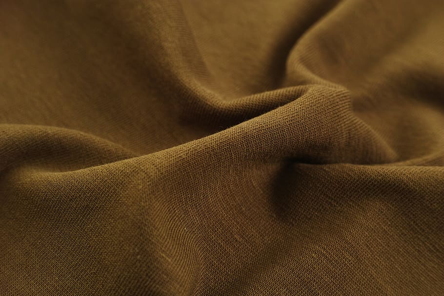 brown textile, fabric, yellow, green, horizontal, design, abstract
