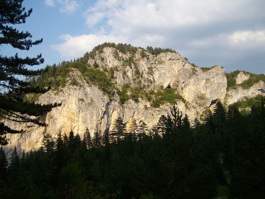 Mountain, Limestone, Rock, landscape, wilderness, scenery, natural HD wallpaper
