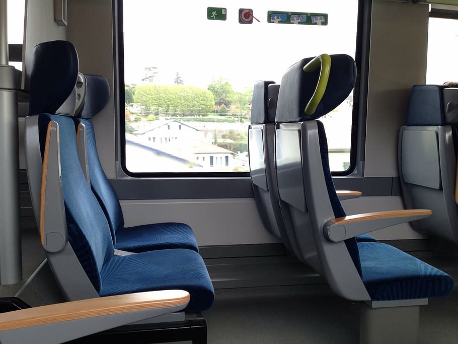train, sit, exit, zugfahrt, travel, empty, on the go, passengers HD wallpaper