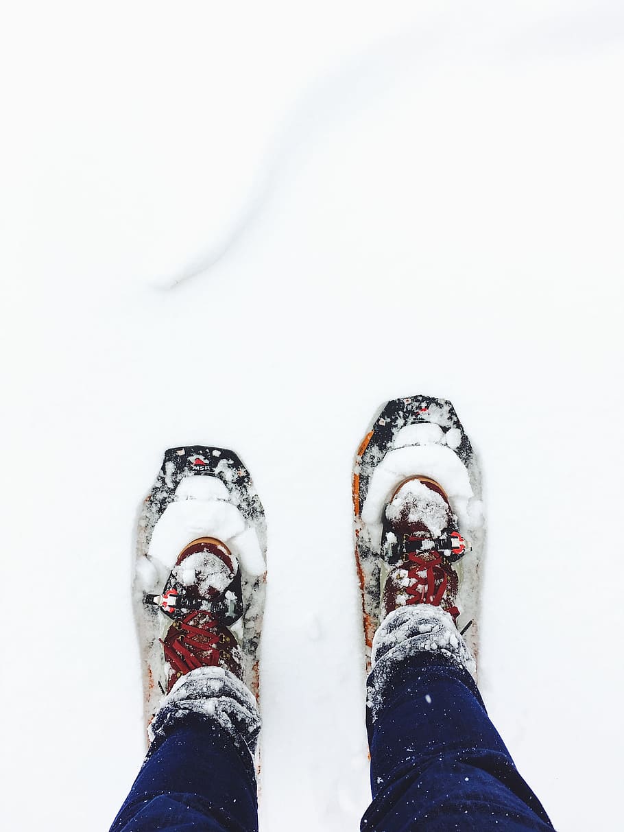 snow, winter, white, cold, weather, ice, people, feet, cold temperature HD wallpaper