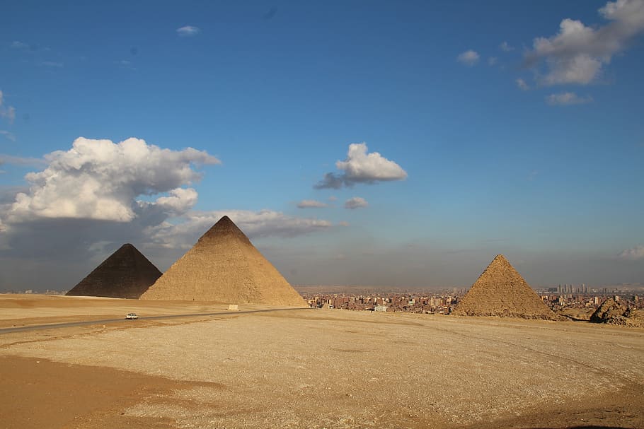 Egypt, Pyramid, Desert, giza, cairo, great Pyramid, travel Locations