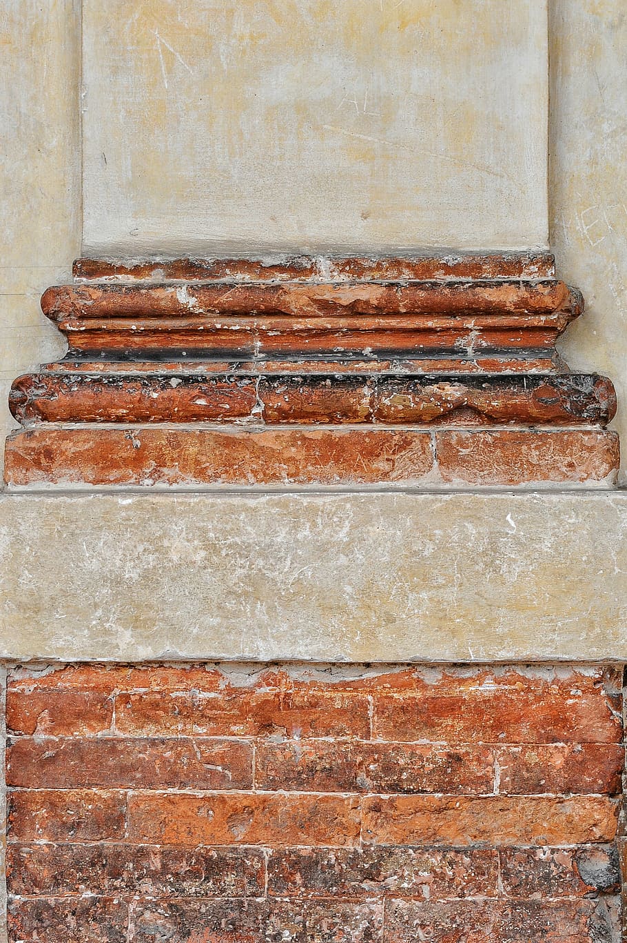 wall, column, texture, historian, paint, artistic, marble, stone, HD wallpaper