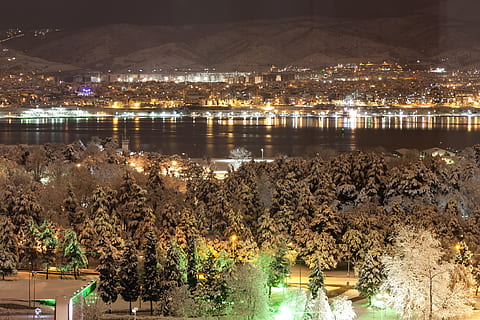 Night, Landscape, Turkey, Light, istanbul, long exposure, beautiful HD wallpaper