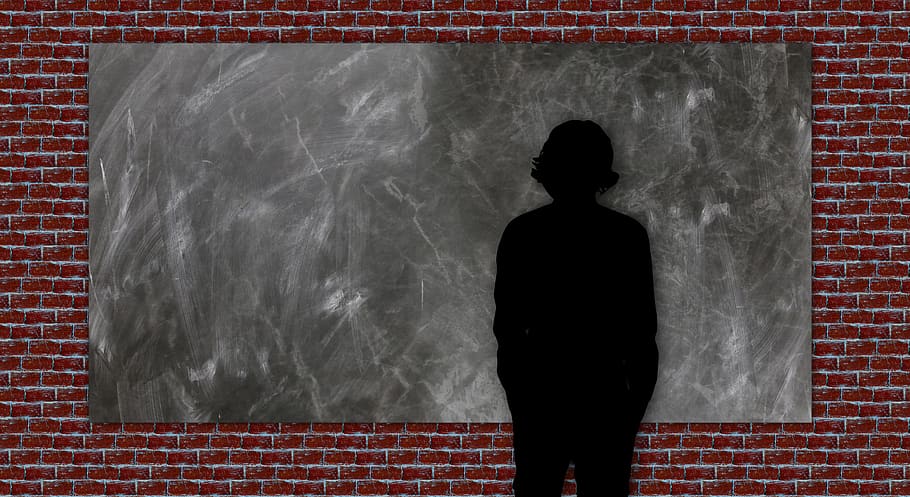 board, man, move, human, background, wall, stone, blackboard HD wallpaper