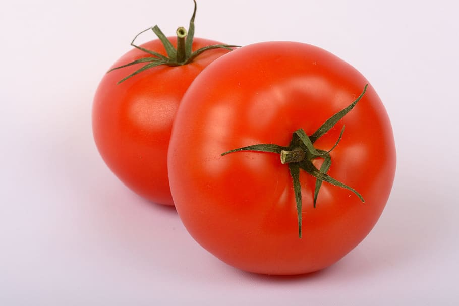 two red cherry tomatoes, Vegetable, food, freshness, food And Drink HD wallpaper