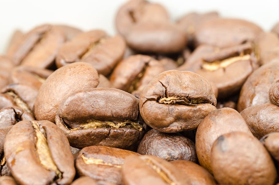 coffee, brown, caffeine, seed, background, black, espresso HD wallpaper
