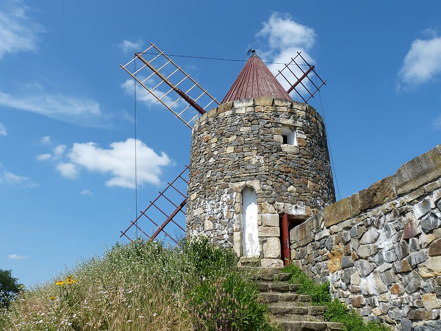 mill, windmill, wind power, mediterranean, historically, müller