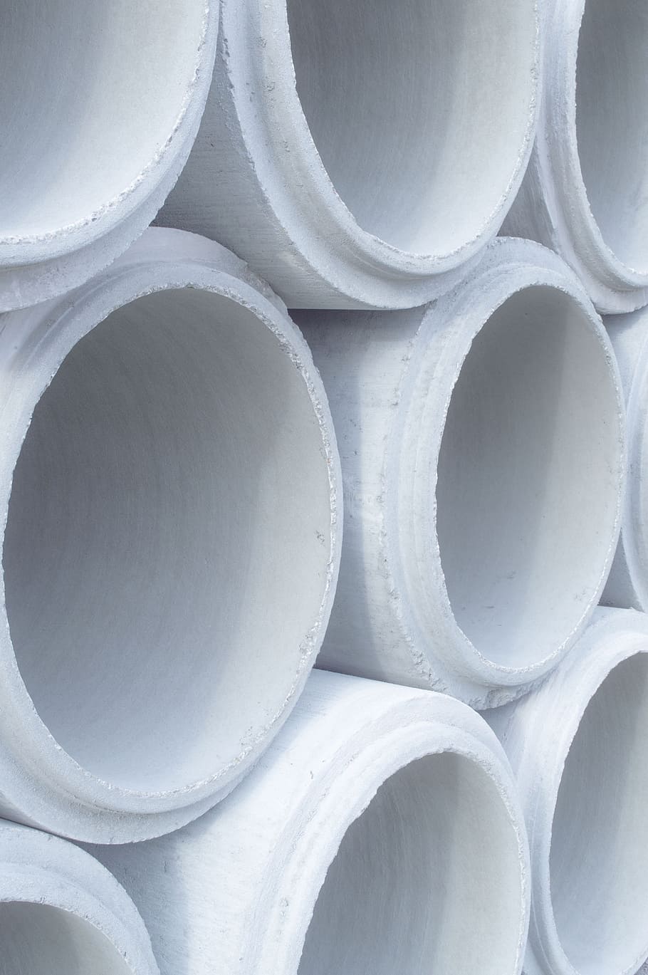 pipe, white, infrastructure, construction, full frame, no people HD wallpaper