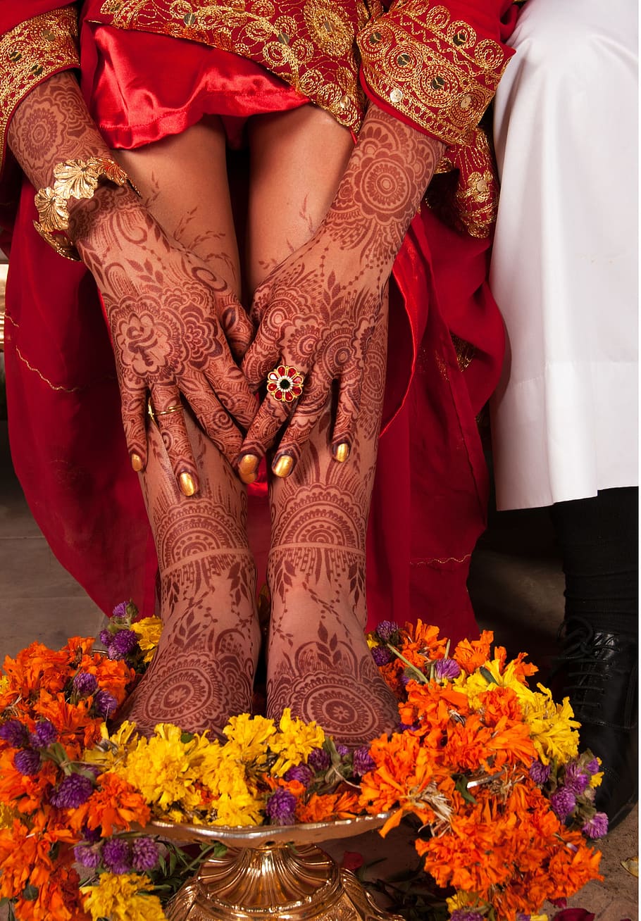 HD wallpaper: woman hand floral henna tattoo, bride, wedding, culture,  fashion | Wallpaper Flare