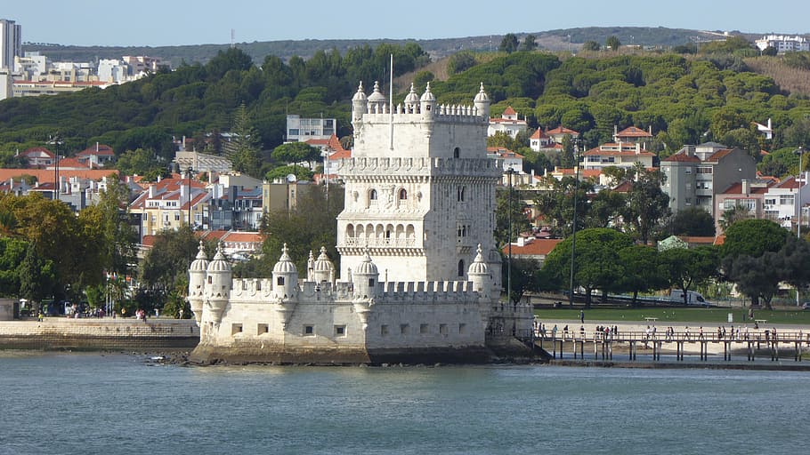 portugal, lisbon, tower of belém, places of interest, architecture, HD wallpaper