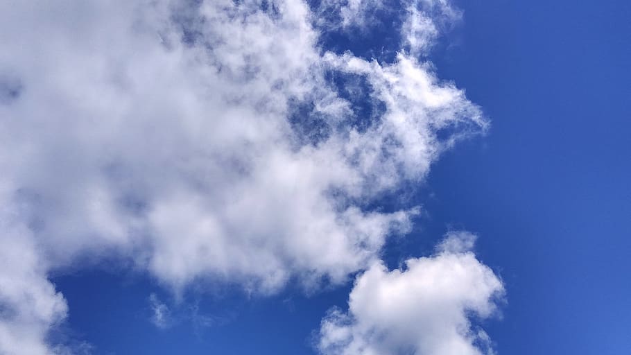 Clouds, Blue Sky, Blue, Sky, Blue Sky, blue sky clouds, blue sky background HD wallpaper