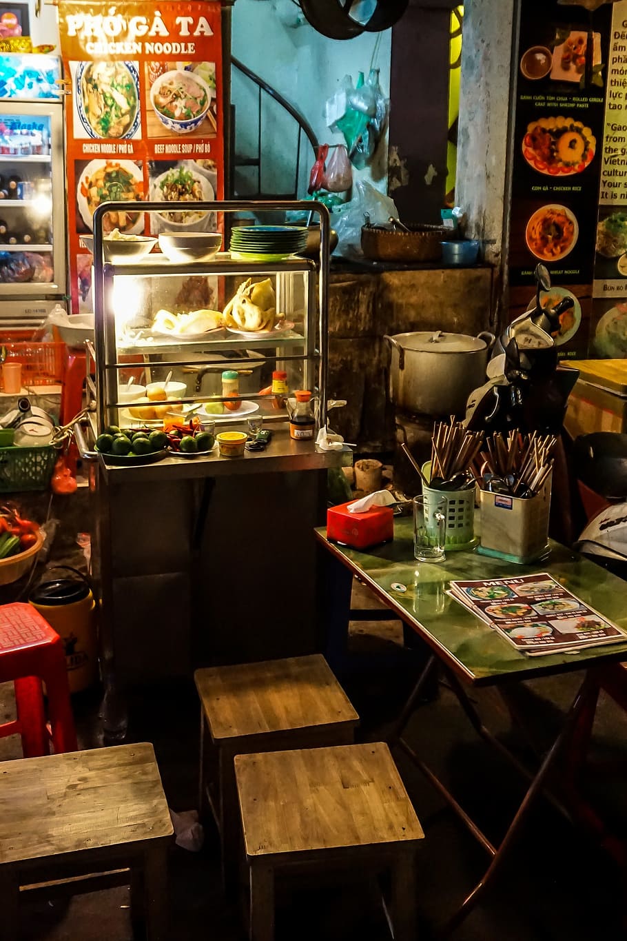 street food, hanoi, vietnam, traditional, culture, market, cuisine, HD wallpaper