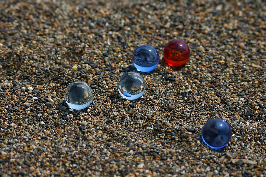 natural, landscape, beach, sand, glass, marble, glass beads HD wallpaper