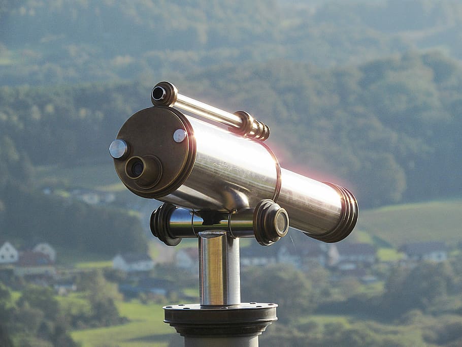 Binoculars, Outlook, Telescope, View, distant view, coin-operated binoculars HD wallpaper