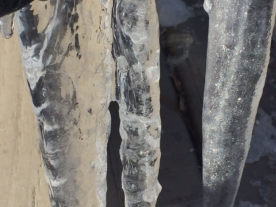icicles, cold, ice, winter, no people, close-up, cold temperature HD wallpaper